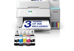 Impresora Epson EcoTank ET-3956, color blanco
